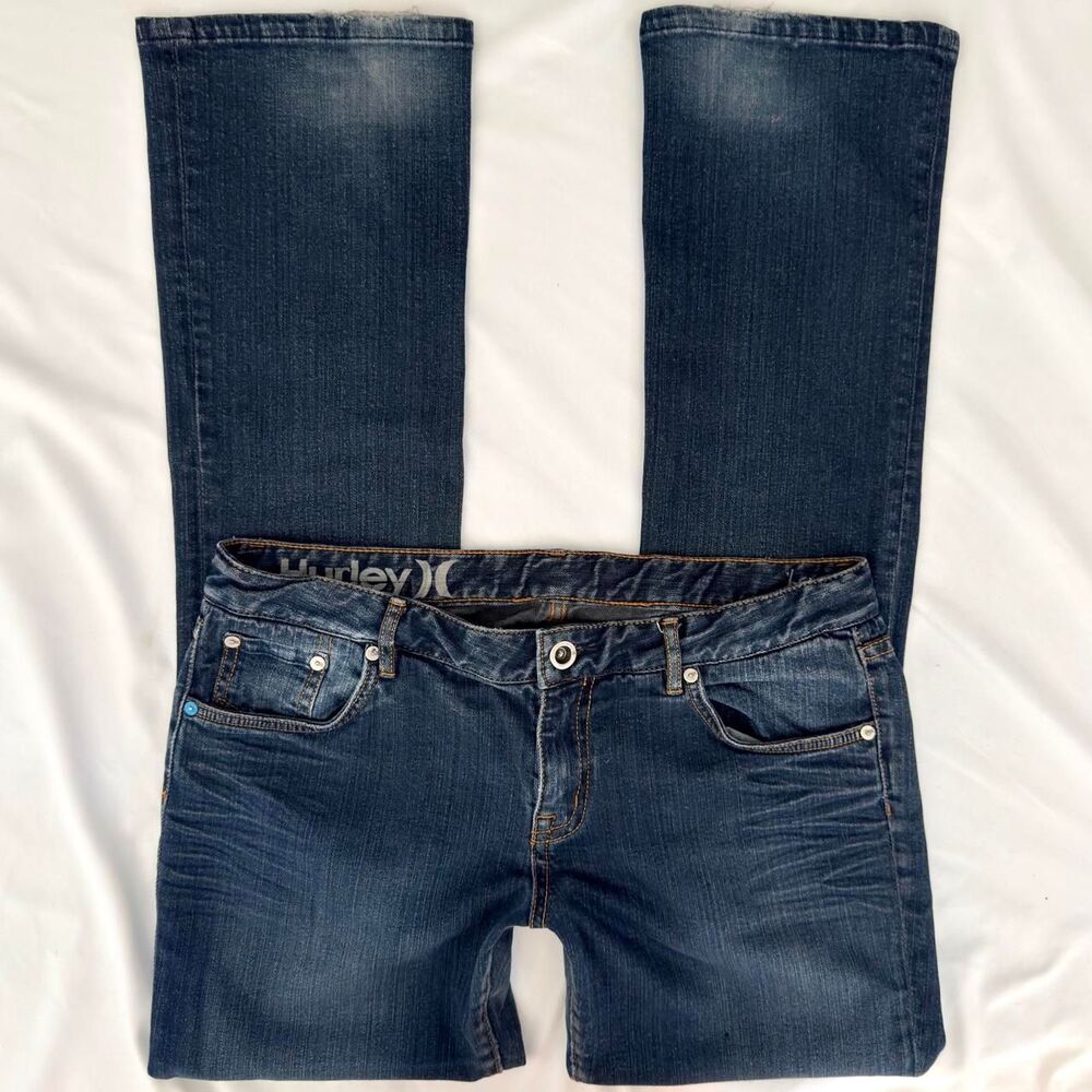 Vintage Y2K Hurley Low Rise 69 Skinny Bootcut Jeans